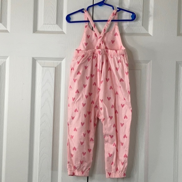 Carter's Pink Heart Jumpsuit Size 18 M - Picture 7 of 9
